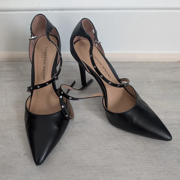 Christian Siriano Shoes Black Pointed Toe Heels Poshmark